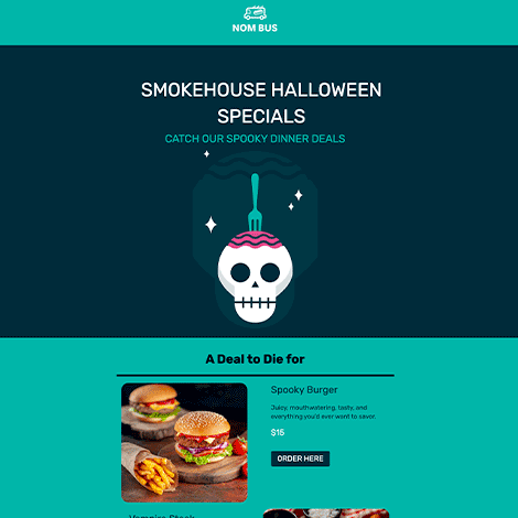 Halloween Food Truck or Restaurant Deals